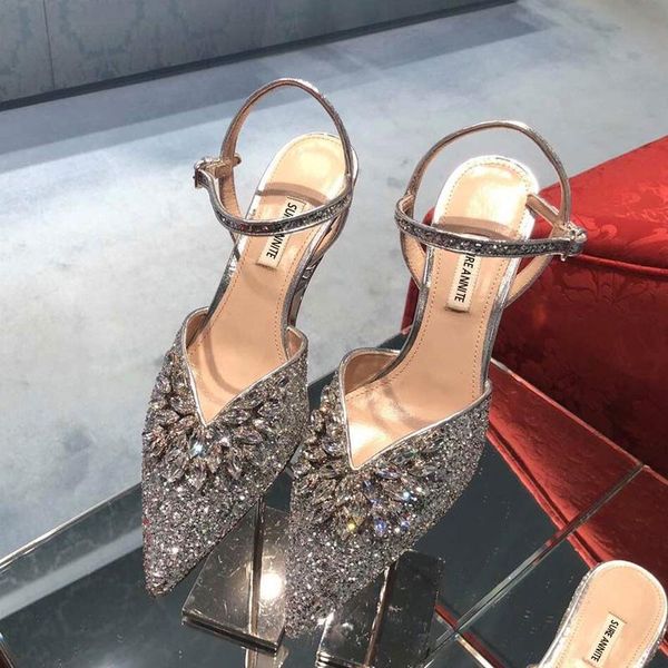 summer ladies 2021 new pointed shallow mouth stiletto high heel sandals banquet dress crystal shoes bride wedding shoes, Black
summer ladies 2021 new pointed shallow mouth stiletto high heel sandals banquet dress crystal shoes bride wedding shoes, Black