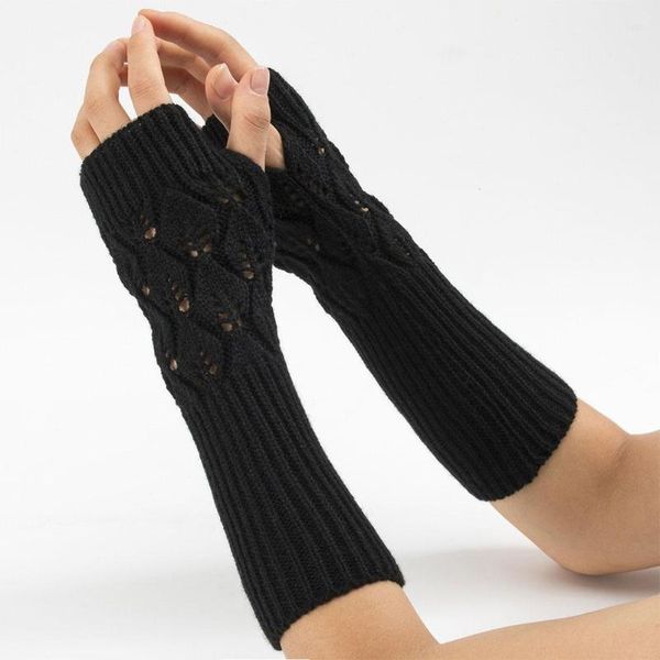 five fingers gloves autumn winter women wool arm warmers fashion fingerless knitted hollow long beautiful for lady mitten ha g7t4, Blue;gray
five fingers gloves autumn winter women wool arm warmers fashion fingerless knitted hollow long beautiful for lady mitten ha g7t4, Blue;gray