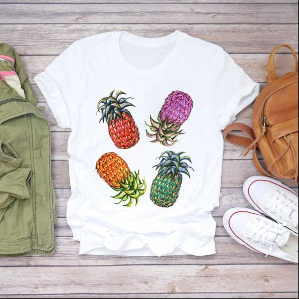 women pineapple printing short sleeve cute fashion 90s lady print t shirts t shirt ladies womens female tee t shirt, White
women pineapple printing short sleeve cute fashion 90s lady print t shirts t shirt ladies womens female tee t shirt, White