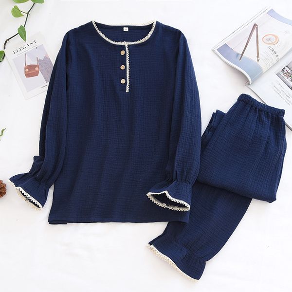 2021 new japanese spring and autumn ladies 100%cotton pajamas two-piece thin long-sleeved large size solid color home service suit summer 03, Black;brown
2021 new japanese spring and autumn ladies 100%cotton pajamas two-piece thin long-sleeved large size solid color home service suit summer 03, Black;brown