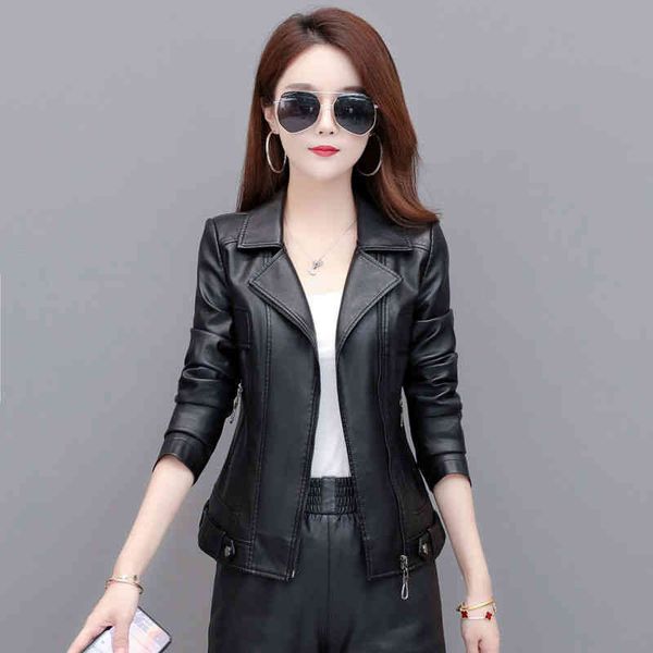 autumn and winter women's leather et, wind proof sheep shorts, sports coat, zipper casual wear, new in 2021, Black;brown
autumn and winter women's leather et, wind proof sheep shorts, sports coat, zipper casual wear, new in 2021, Black;brown