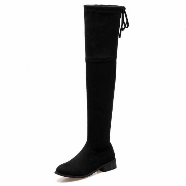 boots winter over-the-knee for women stretch fabric thigh high women's shoes long bota feminina zapatos de mujer, Black
boots winter over-the-knee for women stretch fabric thigh high women's shoes long bota feminina zapatos de mujer, Black