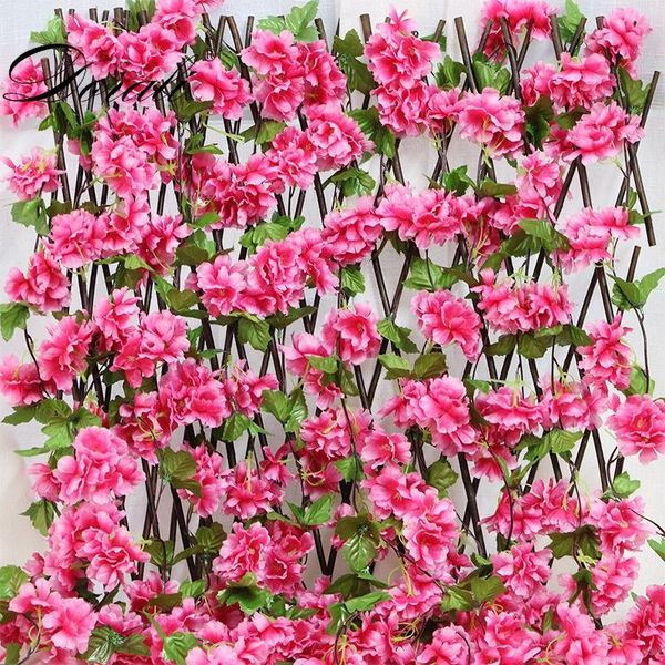 decorative flowers & wreaths long 230cm artificial cherry blossoms flower vines silk party supplies garland fake rattan wedding arch home de
decorative flowers & wreaths long 230cm artificial cherry blossoms flower vines silk party supplies garland fake rattan wedding arch home de