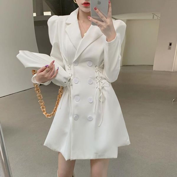 casual dresses europe temperament full sleeve suit street mini dress autumn winter 2021 show thin french a-line for women 1vf, Black;gray
casual dresses europe temperament full sleeve suit street mini dress autumn winter 2021 show thin french a-line for women 1vf, Black;gray