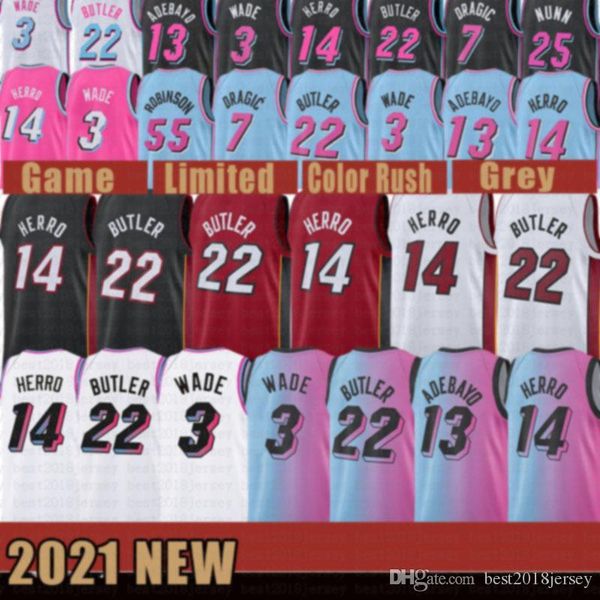 2021 new basketball jersey mens dwayne dwyane 3 wade jimmy 22 butler tyler 14 herro bam 13 adebayo lavender, Black;red
2021 new basketball jersey mens dwayne dwyane 3 wade jimmy 22 butler tyler 14 herro bam 13 adebayo lavender, Black;red