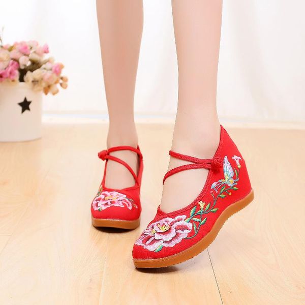 dress shoes ethnic style casual buckle embroidered canvas shoes. hand-made chinese bridal high-heel wedding, Black
dress shoes ethnic style casual buckle embroidered canvas shoes. hand-made chinese bridal high-heel wedding, Black