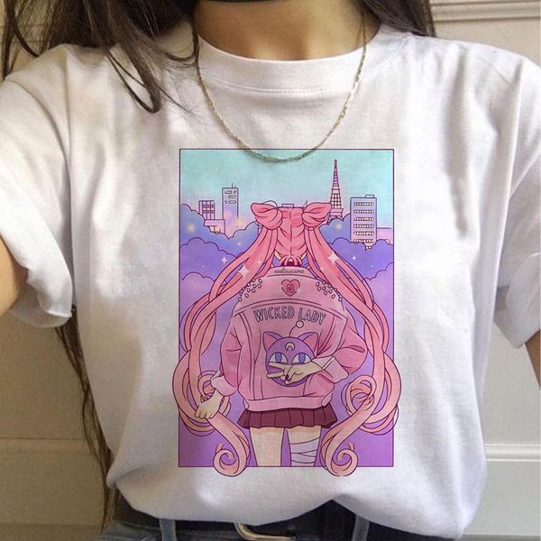 sailor moon summer new fashion t shirt women harajuku short sleeve ulzzang t-shirt cartoon lovely cat tee, White
sailor moon summer new fashion t shirt women harajuku short sleeve ulzzang t-shirt cartoon lovely cat tee, White