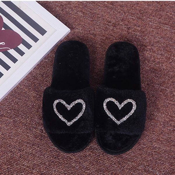slippers fall winter women slipper home shoes for chinelos pantufas adulto love rhinestone indoor house plush, Black
slippers fall winter women slipper home shoes for chinelos pantufas adulto love rhinestone indoor house plush, Black