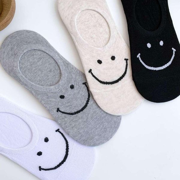 korean boat smiling face fashion men's personality summer cotton shallow mouth silicone anti slip invisible socks, Black
korean boat smiling face fashion men's personality summer cotton shallow mouth silicone anti slip invisible socks, Black