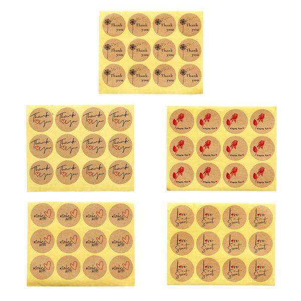 120pcs made with love thank you stickers kraft paper seal labels handmade scrapbooking gift packaging decor
120pcs made with love thank you stickers kraft paper seal labels handmade scrapbooking gift packaging decor