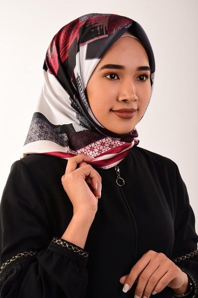 scarves women's purple red digital twill scarf, Blue;gray
scarves women's purple red digital twill scarf, Blue;gray