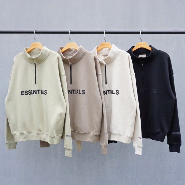 2021 new half-zip stand-up collar sweatshirts men women 1:1 loose 3d reflective essentials pullovers mw9g, Black
2021 new half-zip stand-up collar sweatshirts men women 1:1 loose 3d reflective essentials pullovers mw9g, Black