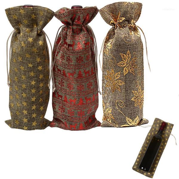 christmas decorations 3pcs/set burlap bottle bags with drawstring gift packaging wine reusable wrap dresses pouches decor party1
christmas decorations 3pcs/set burlap bottle bags with drawstring gift packaging wine reusable wrap dresses pouches decor party1