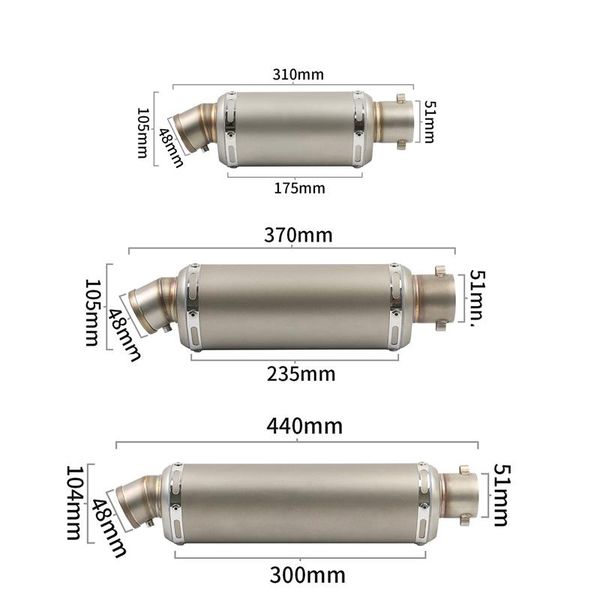 10pcs universal motorcycle exhaust muffler pipe escape moto db killer pitbike for msx bws pcx 125 gsr 600 750 er6n z800 z750
10pcs universal motorcycle exhaust muffler pipe escape moto db killer pitbike for msx bws pcx 125 gsr 600 750 er6n z800 z750