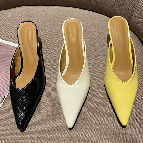slippers 2021 women solid slip on mules fashion woman thin heel slides shoes elegant female flip flops casual ladies, Black
slippers 2021 women solid slip on mules fashion woman thin heel slides shoes elegant female flip flops casual ladies, Black