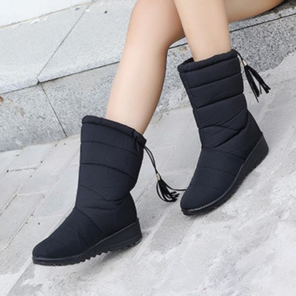 boots women waterproof non slip warm ladies casual lightweight mid calf female snow plus size fashion winter 2021, Black
boots women waterproof non slip warm ladies casual lightweight mid calf female snow plus size fashion winter 2021, Black