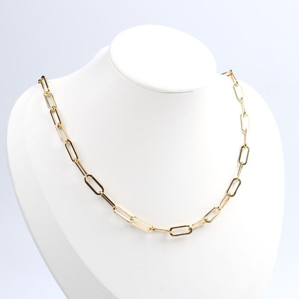 chains punk style 304 stainless steel paperclip link cable chain necklace oval gold/silver color party choker jewelry gifts 1pcs
chains punk style 304 stainless steel paperclip link cable chain necklace oval gold/silver color party choker jewelry gifts 1pcs