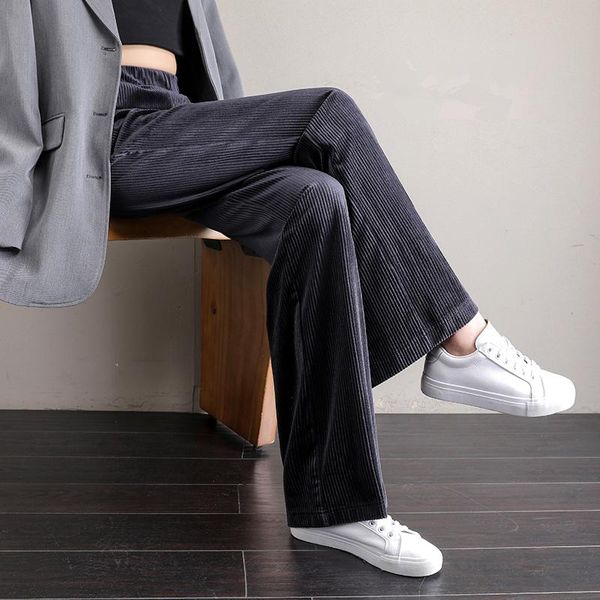 women's pants & capris wide leg korean style high waist streatwear vintage female straight corduroy trousers loose plus size office lad, Black;white
women's pants & capris wide leg korean style high waist streatwear vintage female straight corduroy trousers loose plus size office lad, Black;white