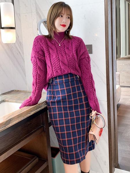 languid is lazy wind stereoscopic twist turtleneck loose texture block meat sweater new winter plus sizes large size quality, White
languid is lazy wind stereoscopic twist turtleneck loose texture block meat sweater new winter plus sizes large size quality, White