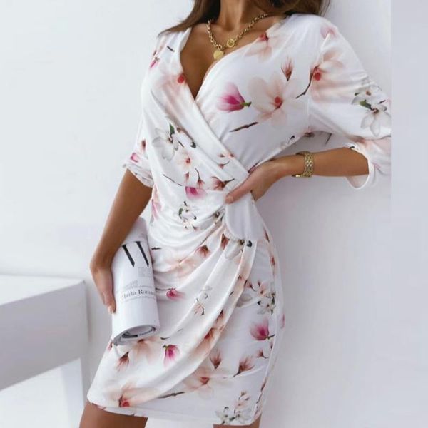 casual dresses women floral print summer 2021 deep v neck 3/4 sleeve beach dress ruffle a line mini party wrap sundress robe, Black;gray
casual dresses women floral print summer 2021 deep v neck 3/4 sleeve beach dress ruffle a line mini party wrap sundress robe, Black;gray