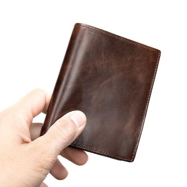 men's wallet genuine leather wallet men's handmade coin purse short purses men leather, Red;black
men's wallet genuine leather wallet men's handmade coin purse short purses men leather, Red;black