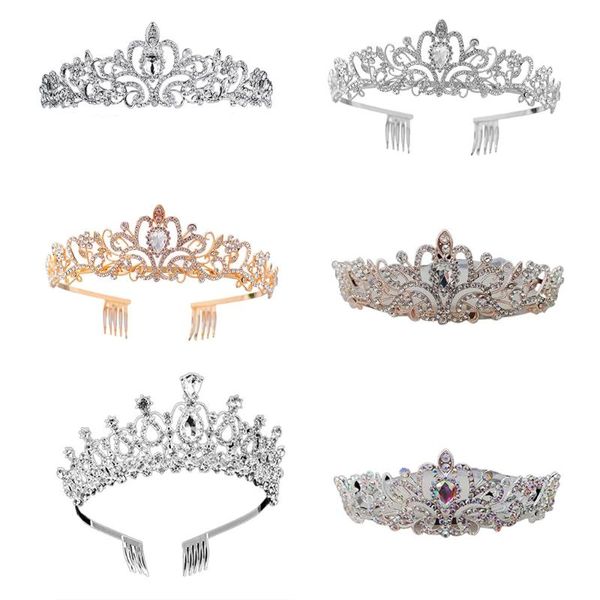 hair clips & barrettes 918f crystal crown tiara with comb headband wedding party princess bridal bandana, Golden;silver
hair clips & barrettes 918f crystal crown tiara with comb headband wedding party princess bridal bandana, Golden;silver