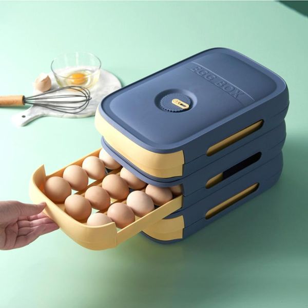 storage bottles & jars kitchen drawer type egg box refrigerator fresh keeping dumpling household eggs holder food
storage bottles & jars kitchen drawer type egg box refrigerator fresh keeping dumpling household eggs holder food