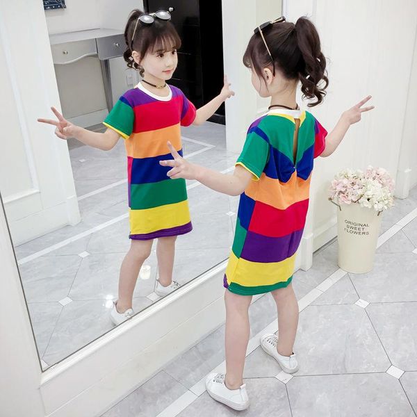 vidmid kids girls princess dress girls striped birthday party clothes child christmas clothing kids children cotton dressp694, Red;yellow
vidmid kids girls princess dress girls striped birthday party clothes child christmas clothing kids children cotton dressp694, Red;yellow