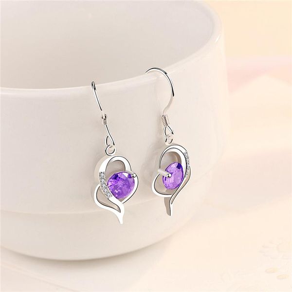 stud karopel 925 sterling silver women fashion jewelry blue pink zircon crystal heartshaped long tassel hollow hook earrings, Golden;silver
stud karopel 925 sterling silver women fashion jewelry blue pink zircon crystal heartshaped long tassel hollow hook earrings, Golden;silver