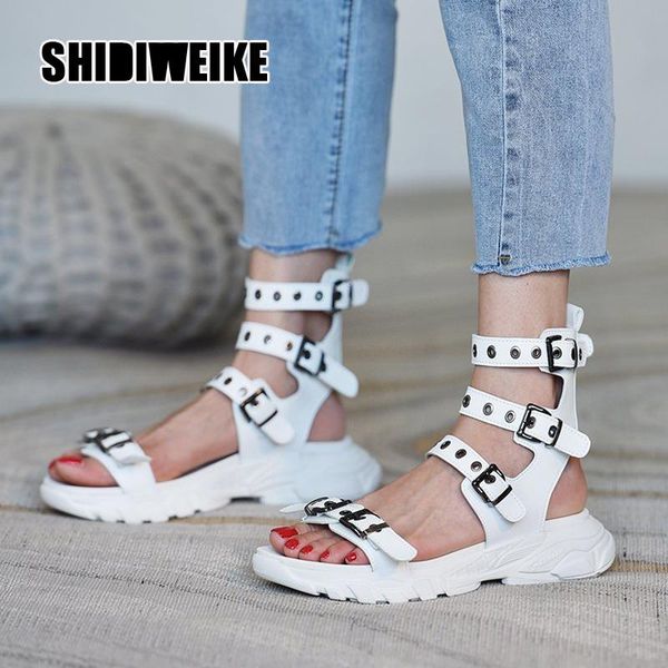 cool girl women gladiator sandals fashion metal flats sandalias size 35-39 buckle ladies summer sandals va797, Black
cool girl women gladiator sandals fashion metal flats sandalias size 35-39 buckle ladies summer sandals va797, Black