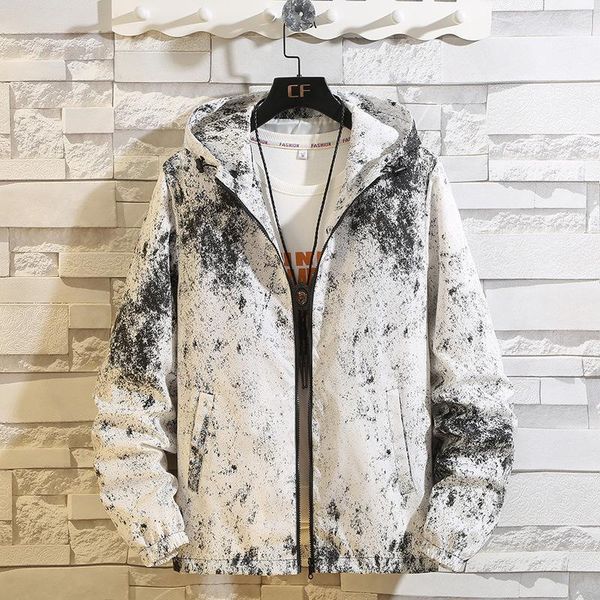 spring and autumn plus fat size hooded jacket casual loose men's jackets, Black;brown
spring and autumn plus fat size hooded jacket casual loose men's jackets, Black;brown