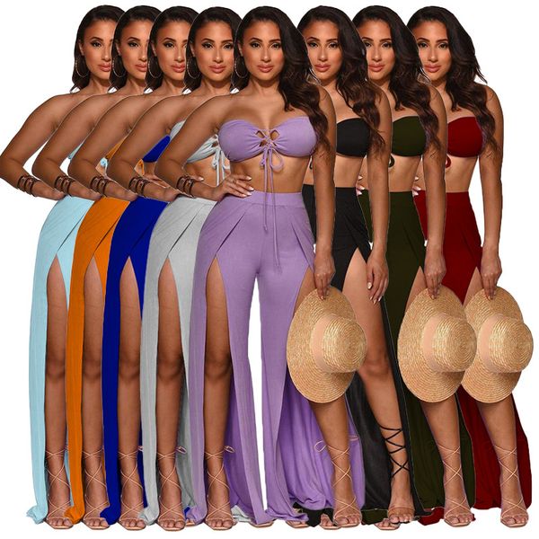 women's two piece pants wholesale items bulk lots loose split wide leg outfits set fashion strapless y2k sportswear m7225 by dhl, White
women's two piece pants wholesale items bulk lots loose split wide leg outfits set fashion strapless y2k sportswear m7225 by dhl, White