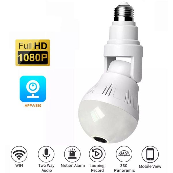 cameras wifi light bulb 1080p camera panoramic 360 degree wireless ip indoor lamp security home surveillance dual lights
cameras wifi light bulb 1080p camera panoramic 360 degree wireless ip indoor lamp security home surveillance dual lights