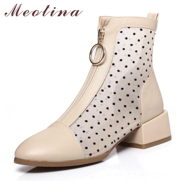 boots meotina women shoes mid heel ankle round toe square heels short cutouts zip lady autumn apricot large size 43, Black
boots meotina women shoes mid heel ankle round toe square heels short cutouts zip lady autumn apricot large size 43, Black