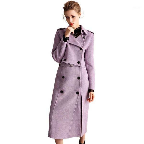 women's wool & blends 2021 style lady fashion coats winter autumn set skirt cashmere bottom s8722, Black
women's wool & blends 2021 style lady fashion coats winter autumn set skirt cashmere bottom s8722, Black