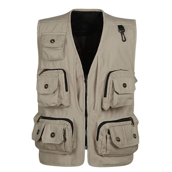 men's vests fashion nice for men cool multi-pocket pography vest casual reporter director military clothings male, Black;white
men's vests fashion nice for men cool multi-pocket pography vest casual reporter director military clothings male, Black;white