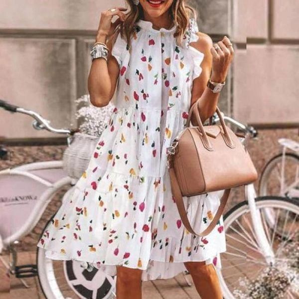 casual dresses women's printing round collar sleeveless dress holiday female loose beach party o-neck hoilday maxi, Black;gray
casual dresses women's printing round collar sleeveless dress holiday female loose beach party o-neck hoilday maxi, Black;gray