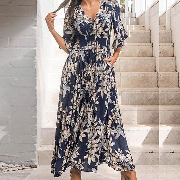 ethnic clothing summer dresses for women 2021 fashion v-neck elegant short sleeve long printed maxi dress ladies beach loose, Red
ethnic clothing summer dresses for women 2021 fashion v-neck elegant short sleeve long printed maxi dress ladies beach loose, Red