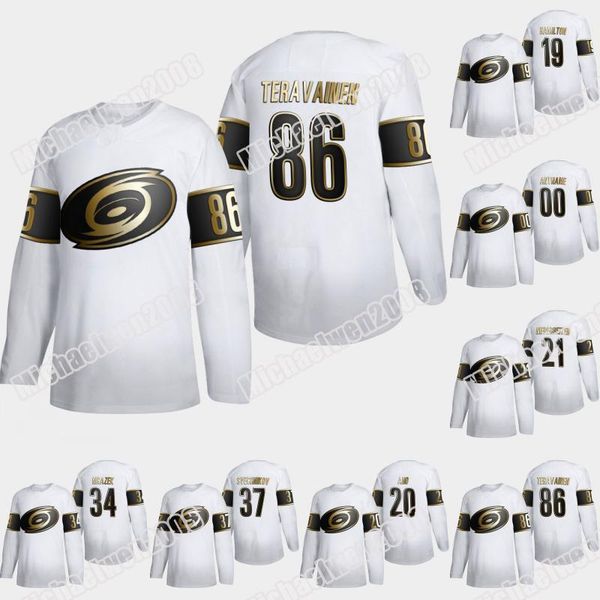 carolina hurricanes white golden hamilton svechnikov sebastian aho haula teravainen mrazek slavin niederreiter dzingel foegele staal jerseys, Black;red