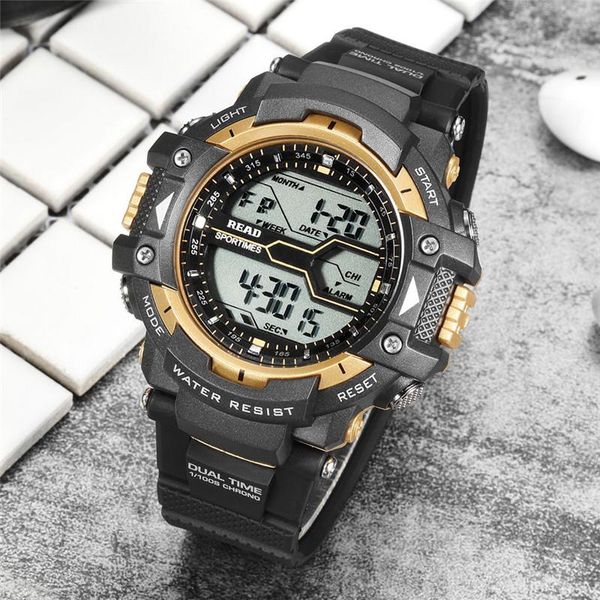 wristwatches read waterproof 2021 men sports satch round dial large digital scale analog black wrist band relogio back light alarm clock, Slivery;brown
wristwatches read waterproof 2021 men sports satch round dial large digital scale analog black wrist band relogio back light alarm clock, Slivery;brown