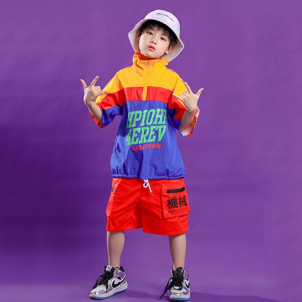 boys hip-hop clothes high collar coat jersey shorts summer match girl boy jazz dress clothes, Black;red
boys hip-hop clothes high collar coat jersey shorts summer match girl boy jazz dress clothes, Black;red
