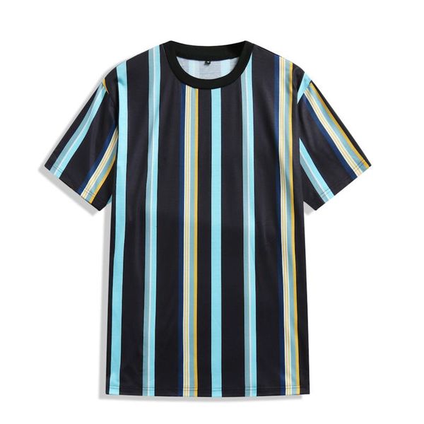 men's t-shirts quality for summer casual style loose round neck and striped short sleeves camis masculina, White;black
men's t-shirts quality for summer casual style loose round neck and striped short sleeves camis masculina, White;black