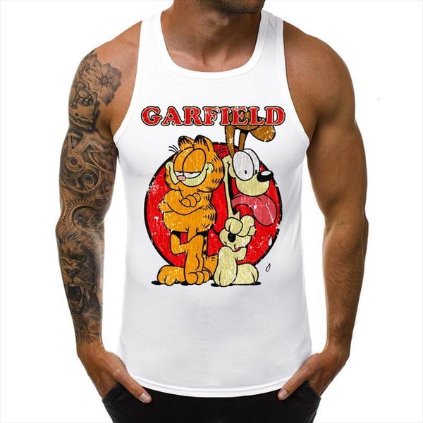fashion vintage garf and friend printed distressed garfield men tank sleeveless garment singlet casual clothing cool vest, White;black
fashion vintage garf and friend printed distressed garfield men tank sleeveless garment singlet casual clothing cool vest, White;black