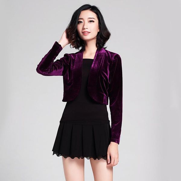 wraps & jackets long sleeve wedding jacket white black purple velvet bridal bolero women shrugs for bride party dress cape coat
wraps & jackets long sleeve wedding jacket white black purple velvet bridal bolero women shrugs for bride party dress cape coat
