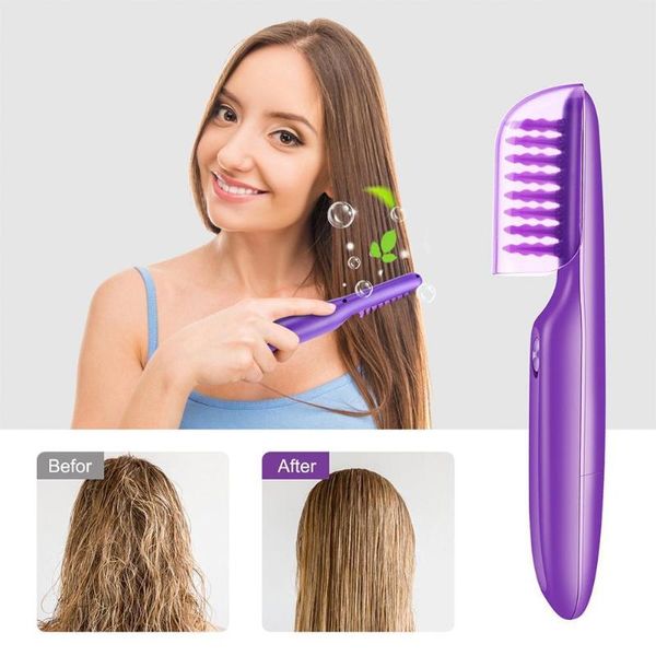 hair brushes quickly smoothed out purple multifunctional electric decoration tool styling salon brush comb detangling gli l2z4, Silver
hair brushes quickly smoothed out purple multifunctional electric decoration tool styling salon brush comb detangling gli l2z4, Silver