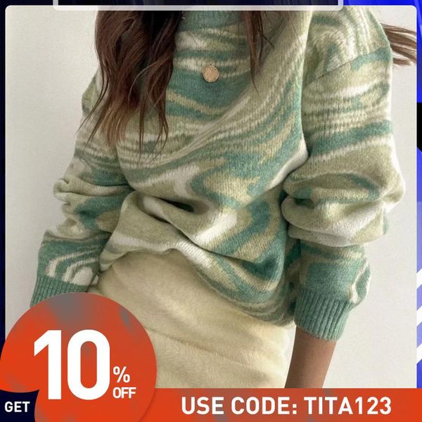 women's sweaters tie dye print knitted long sleeve womens autumn winter 2021 harajuku loose fashion ladies y2k casual pullover, White;black
women's sweaters tie dye print knitted long sleeve womens autumn winter 2021 harajuku loose fashion ladies y2k casual pullover, White;black