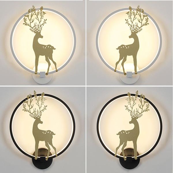 wall lamp nordic led light cartoon golden deer round aluminum decoration ligting for living room bedroom 90-260v
wall lamp nordic led light cartoon golden deer round aluminum decoration ligting for living room bedroom 90-260v