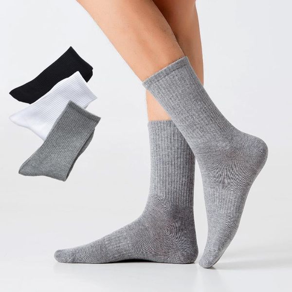 men's socks solid color cotton men business casual breathable spring winter warm male long high tube crew black white gray sox
men's socks solid color cotton men business casual breathable spring winter warm male long high tube crew black white gray sox