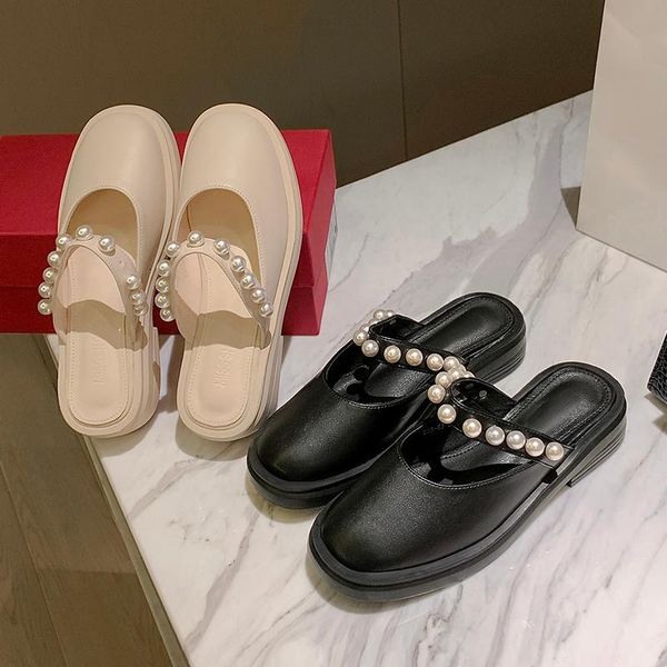 dress shoes osunlina brand pumps platform round toe square heels handmade pearl design sweet street comfortable lady 2021 summmer, Black
dress shoes osunlina brand pumps platform round toe square heels handmade pearl design sweet street comfortable lady 2021 summmer, Black