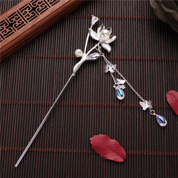 hair clips & barrettes flower stick with butterfly tassel chinese style hanfu clothing chopsticks styling accessories for women bn, Golden;silver
hair clips & barrettes flower stick with butterfly tassel chinese style hanfu clothing chopsticks styling accessories for women bn, Golden;silver